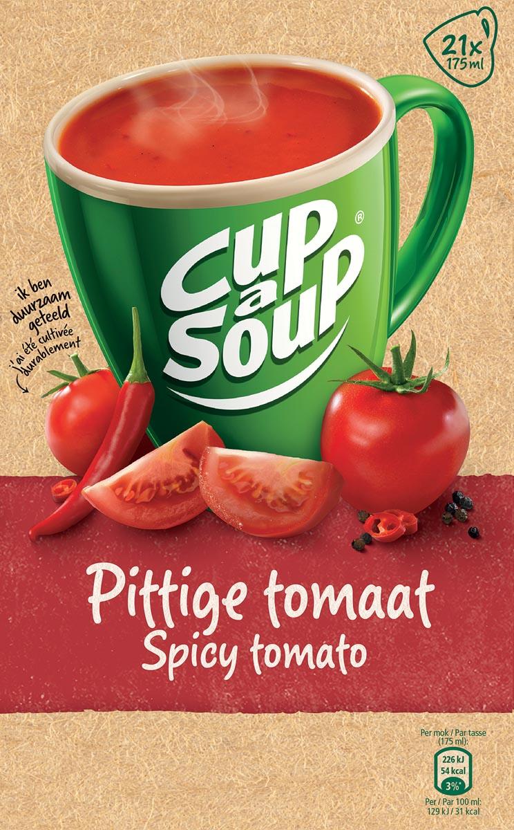 Cup-a-Soup spicy tomato, pak van 21 zakjes