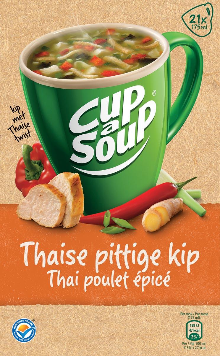 Cup-a-Soup thai spicy chicken, pak van 21 zakjes