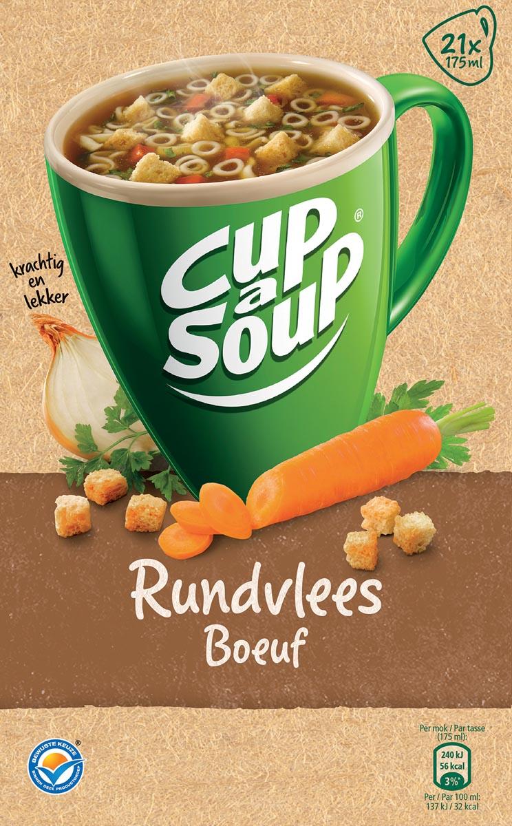 Cup-a-Soup rundvlees, pak van 21 zakjes