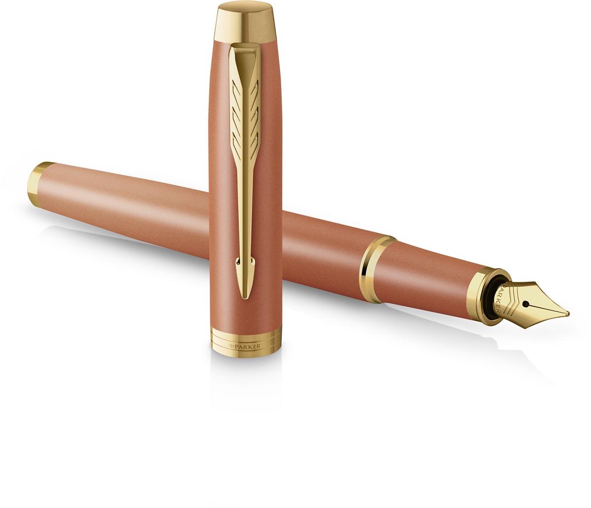 Parker IM Rituals vulpen, oranje GT, fijn, giftbox