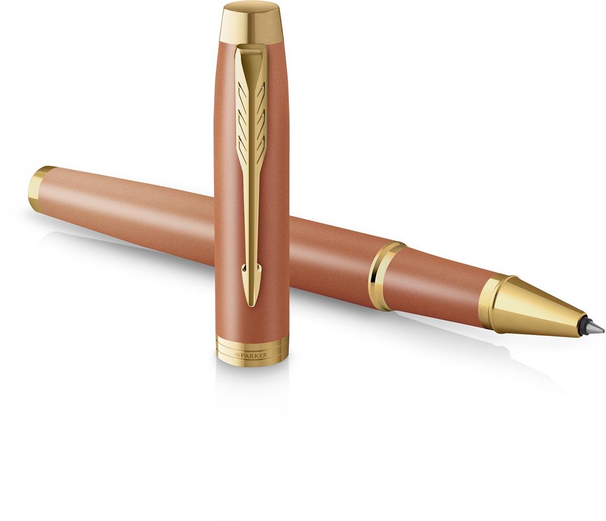 Parker IM Rituals roller, oranje GT, fijn, giftbox