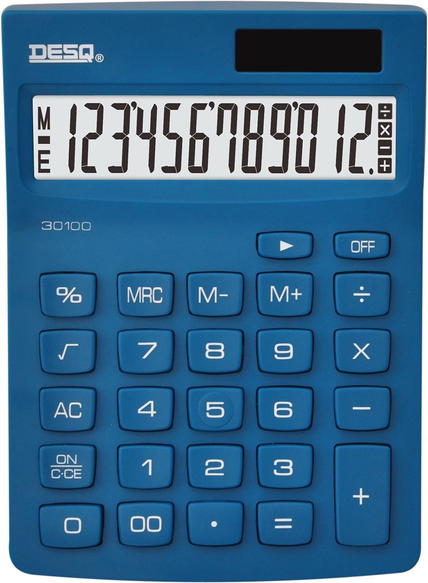 Desq bureaurekenmachine New Generation Compact 30100, donkerblauw