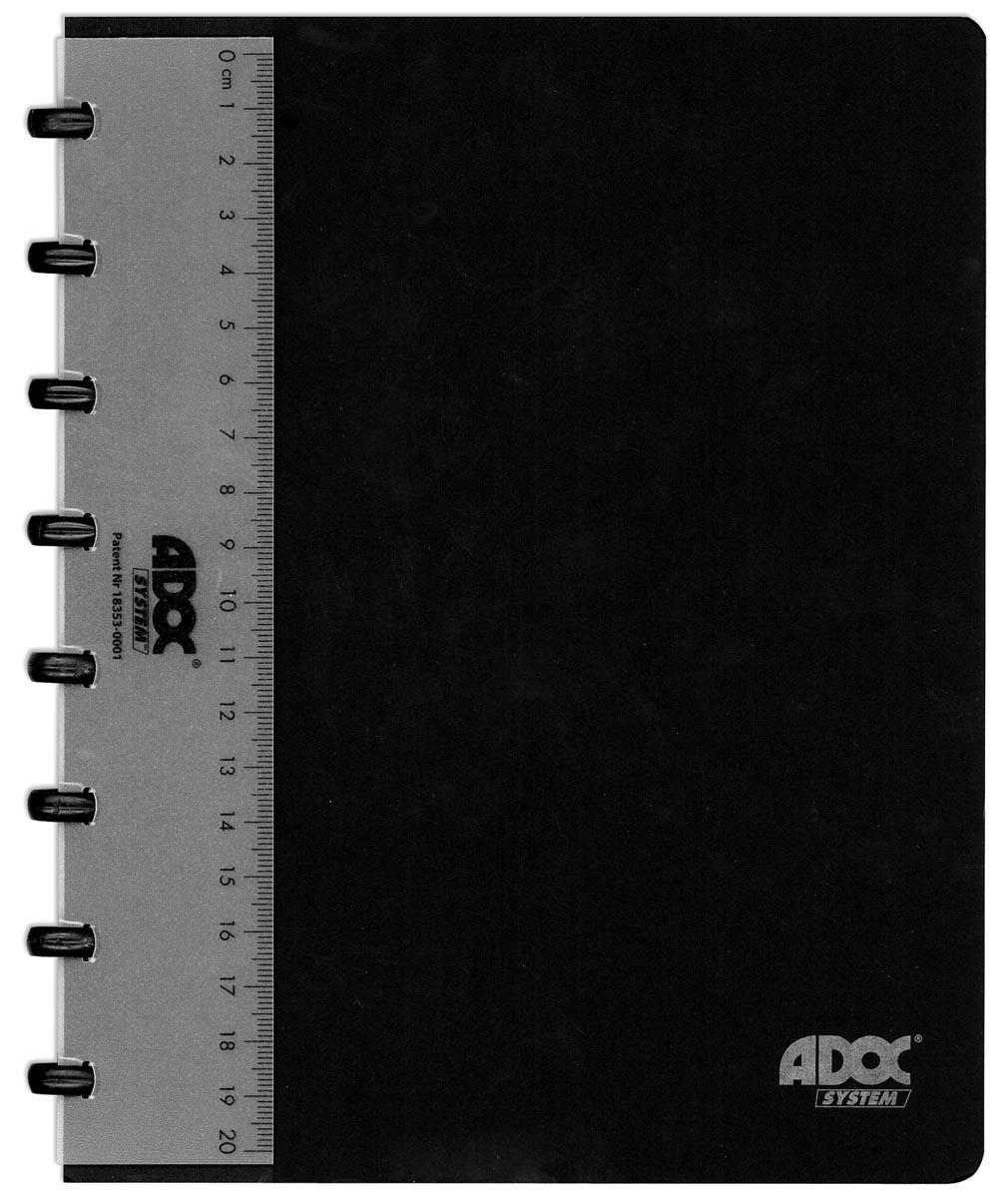 Adoc Classic schrift, ft A5, 144 bladzijden, geruit 5 mm, geassorteerde kleuren