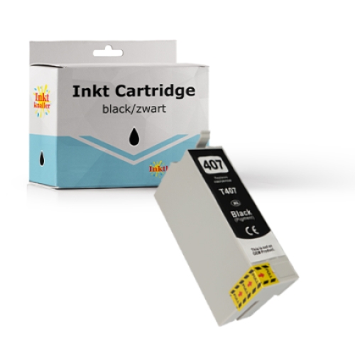 Huismerk voor Epson 407 zwart inkt cartridge