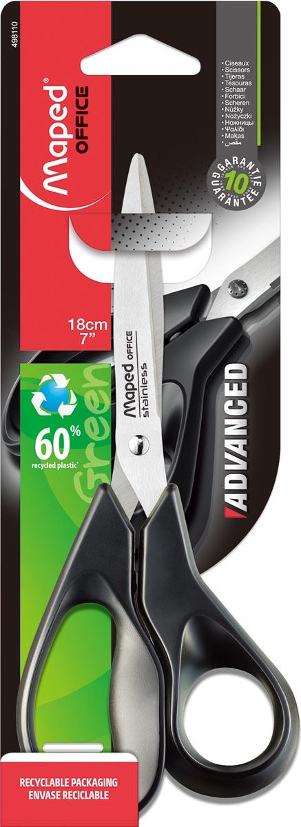 Maped schaar 18 cm zwart