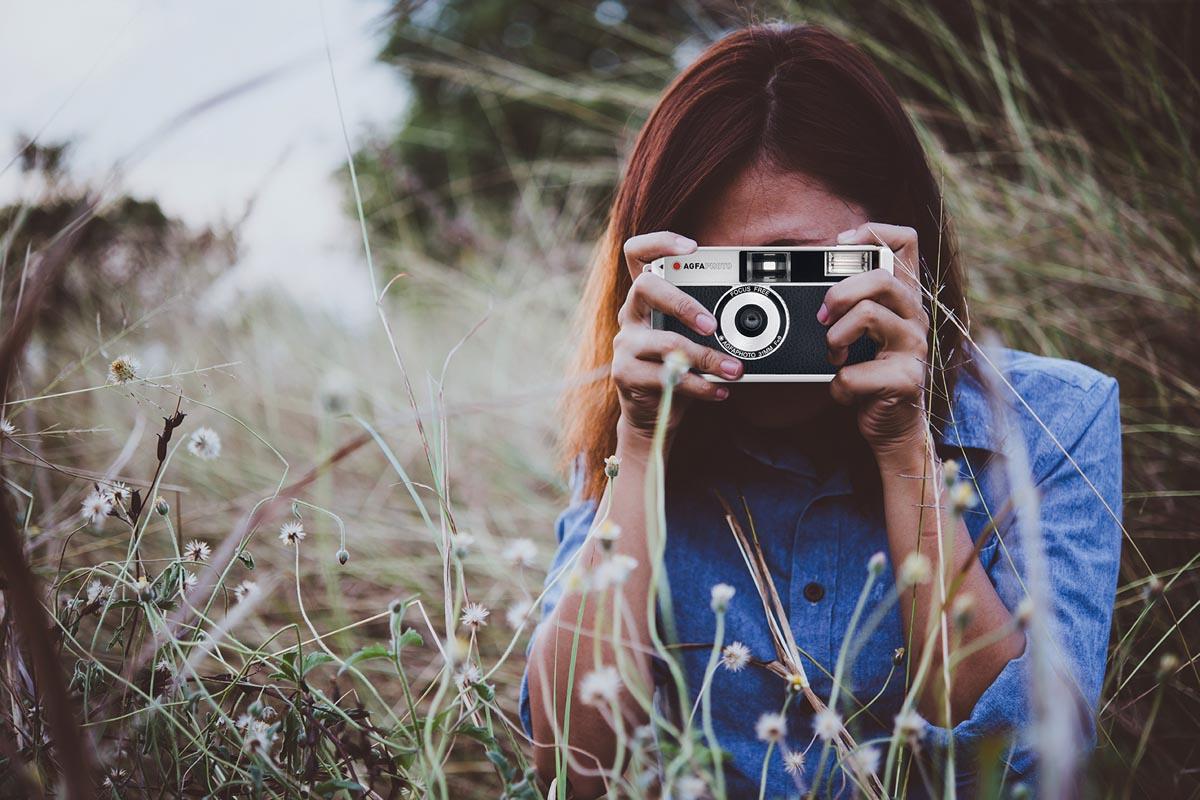 AgfaPhoto retro analoog fototoestel, 35mm, zwart