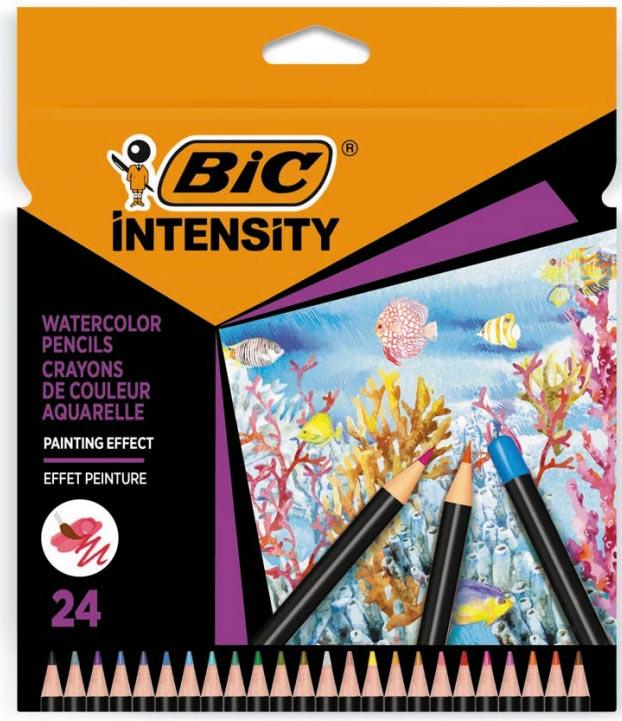 Bic aquarelpotlood Intensity, etui van 24 stuks