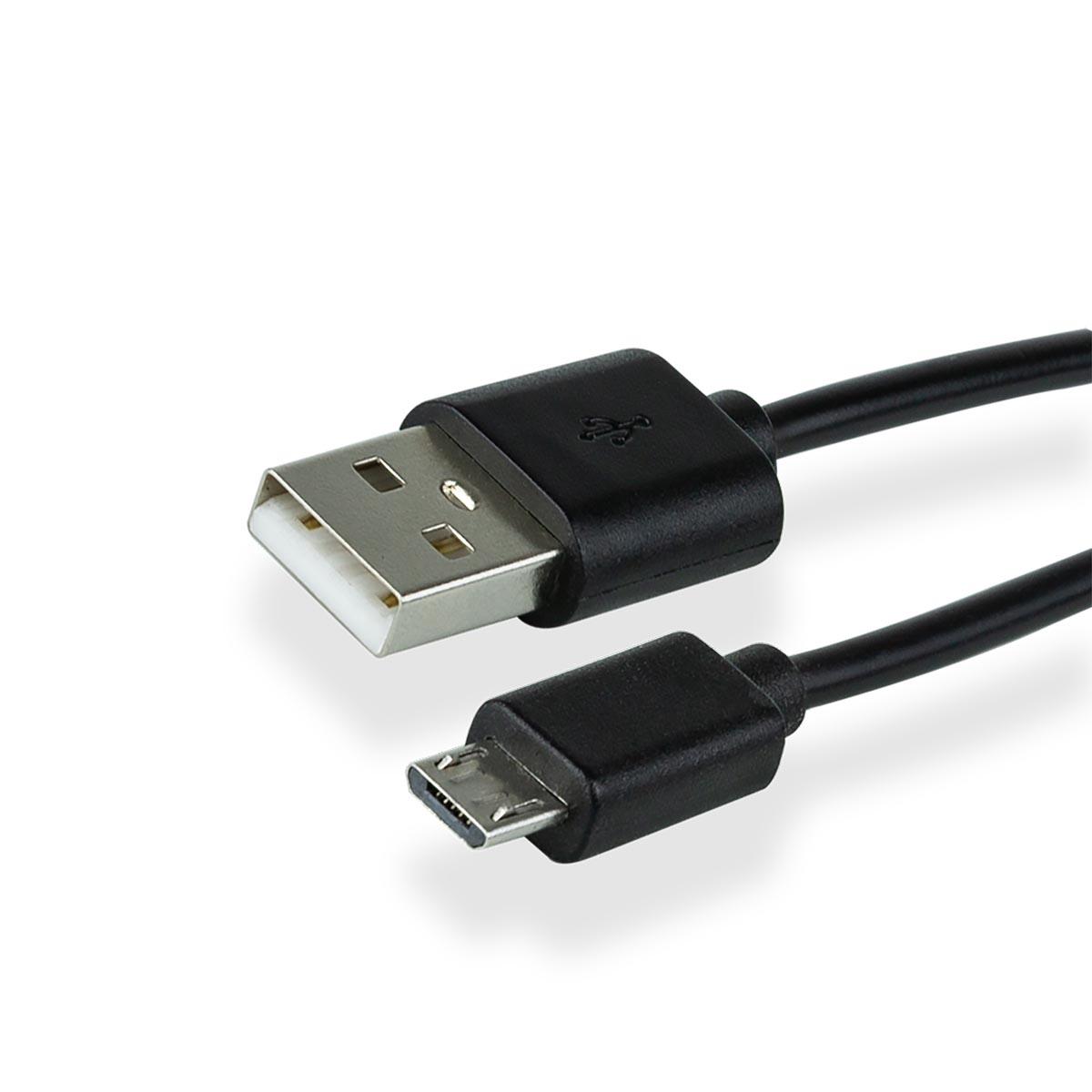 Greenmouse kabel, USB-A naar micro-USB, 2 m, zwart