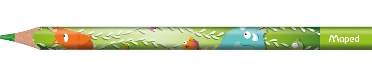 Maped kleurpotlood Jungle Fever Jumbo, etui van 12 stuks, assorti