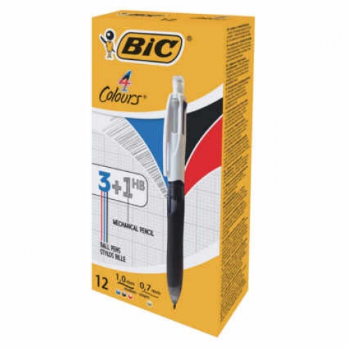 Bic balpen 4 Colours 3 + 1 HB