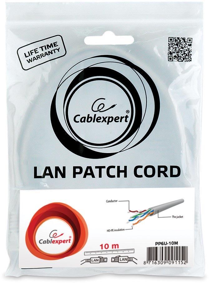 Cablexpert netwerkkabel, UTP CAT 6, 10 m