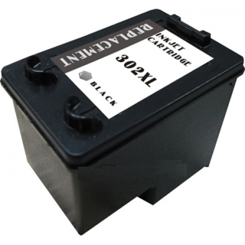 Huismerk voor HP 302XL zwart 16 ml. inktcartridge
