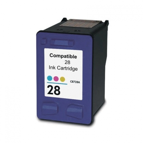 Compatible voor HP 28 kleur 18ml. 1 inktcartridge