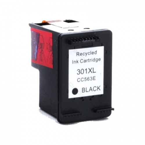 Huismerk voor HP 301XL zwart 16 ml. inktcartridge