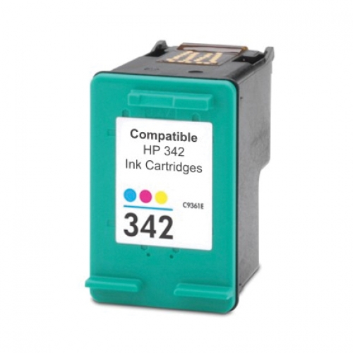 Compatible voor HP 342 - 13 ml. inktcartridge kleur
