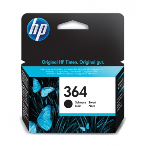HP 364 (CB316EE) zwart 6ml. inktcartridge Origineel