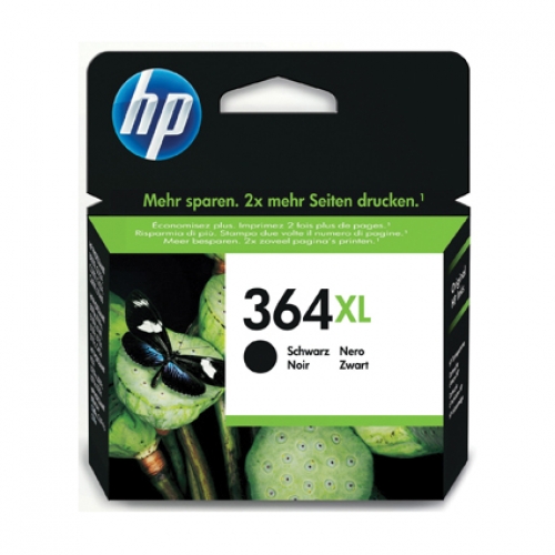 HP 364XL (CN684EE) zwart 18ml. inktcartridge - Origineel