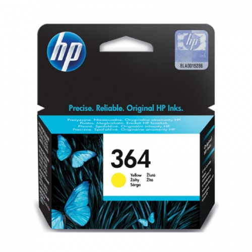 HP 364 (CB320EE) geel 3 ml. inktcartridge Origineel
