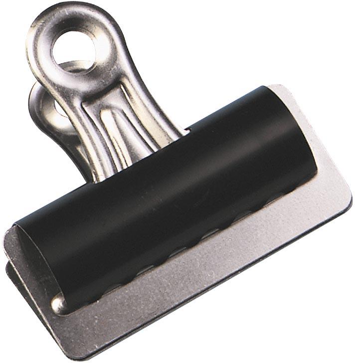 Q-CONNECT bulldogclip, zwart, 25 mm, doos van 10 stuks