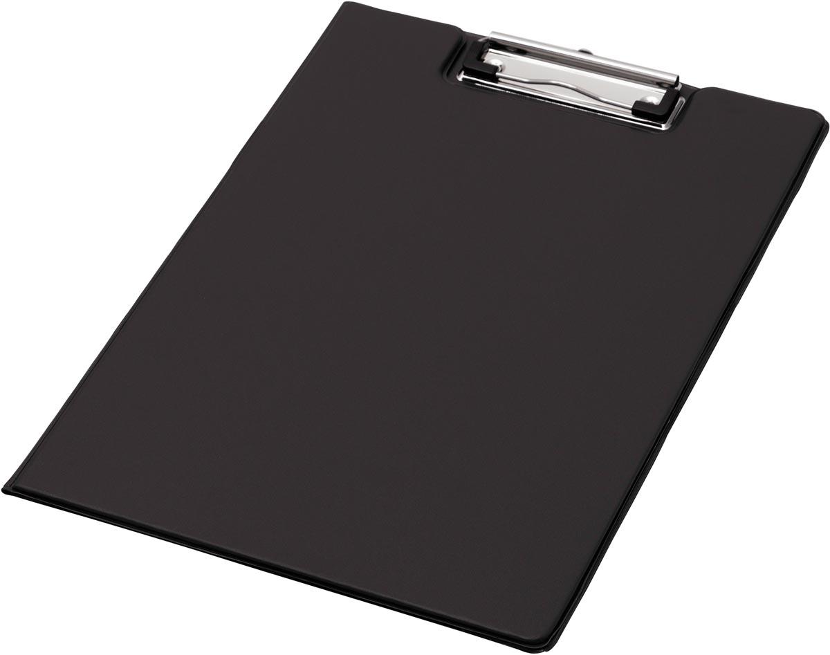 Q-CONNECT klemplaat, PP, ft A4, dubbel, zwart