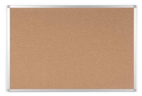 Q-CONNECT kurkbord, met aluminium frame, 45 x 60 cm