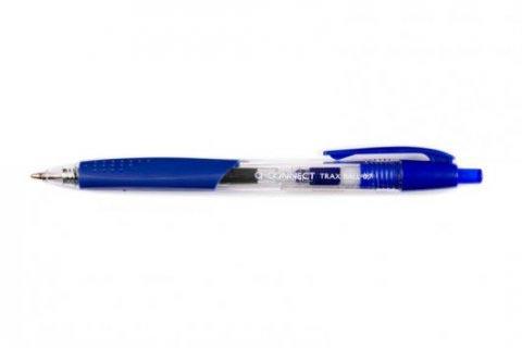 Q-CONNECT balpen, met grip, medium punt, blauw