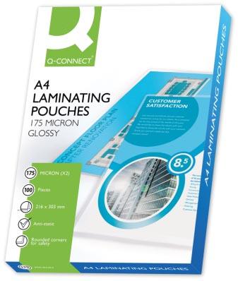 Q-CONNECT lamineeretui A4 2x 175 micron 100 stuks