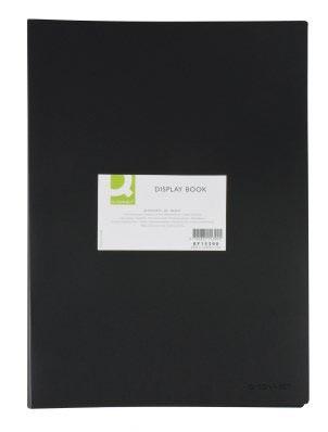 Q-CONNECT showalbum, A3, 20 tassen, zwart