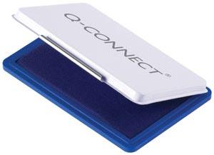 Q-CONNECT stempelkussen, ft 90 x 55 mm, blauw