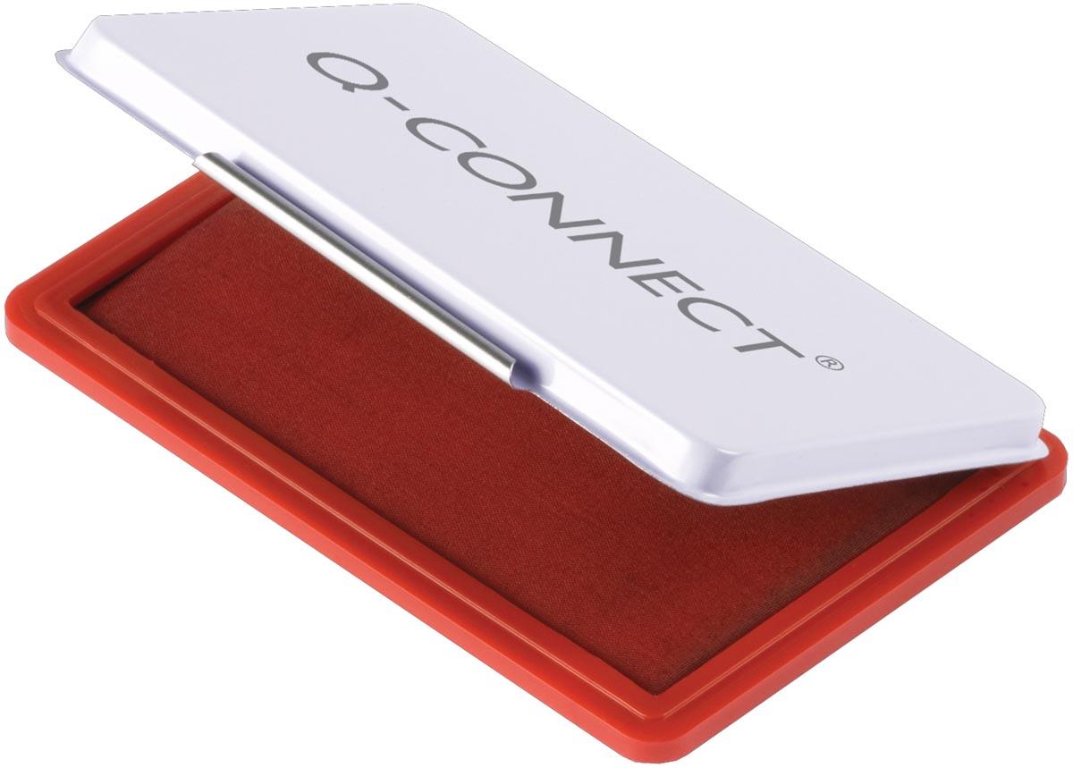 Q-CONNECT stempelkussen, ft 110 x 70 mm, rood