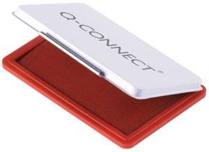 Q-CONNECT stempelkussen, ft 110 x 70 mm, rood