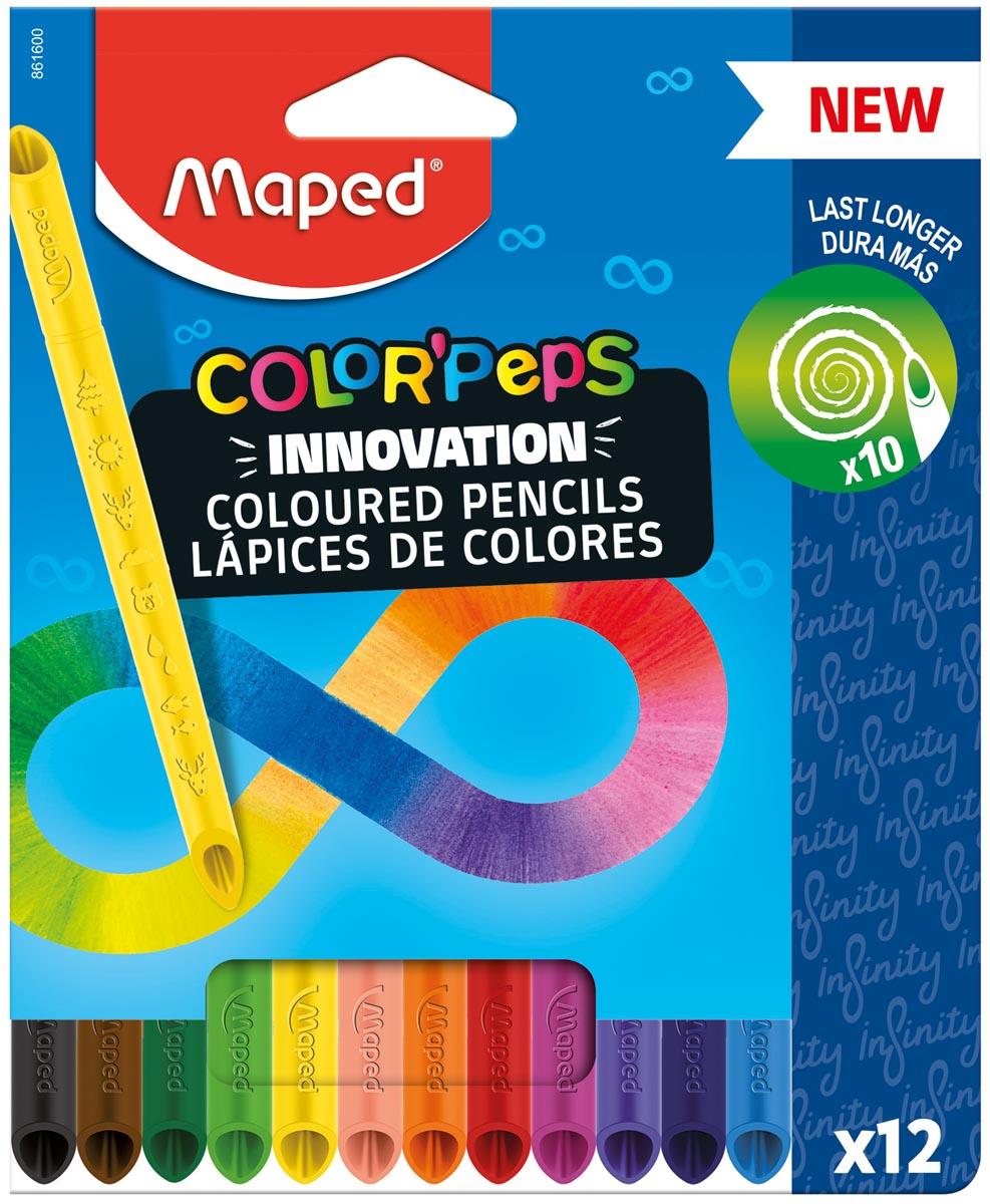 Maped Color'Peps Infinity kleurpotlood, 12 potloden
