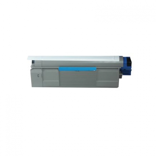 Huismerk vervangt OKI 43872307 toner cyaan 2.000 pag.