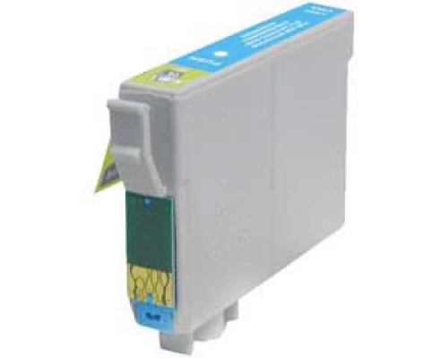 Huismerk Epson T0805 cartridge licht cyaan