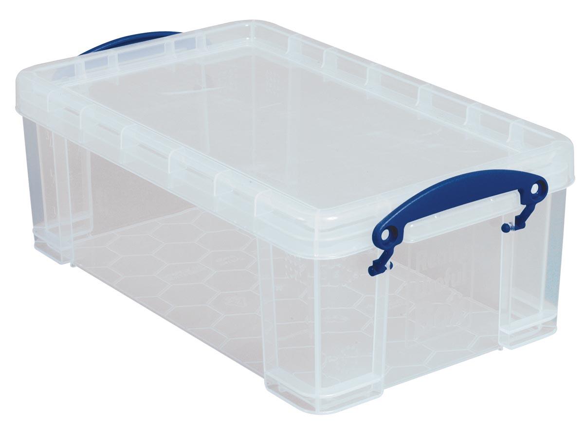 Really Useful Box opbergdoos 9 liter, transparant