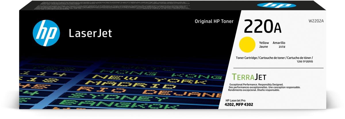 HP toner 220A, 1.800 pagina's, OEM W2202A, geel