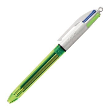 Bic Balpen 4 Colours Fluo