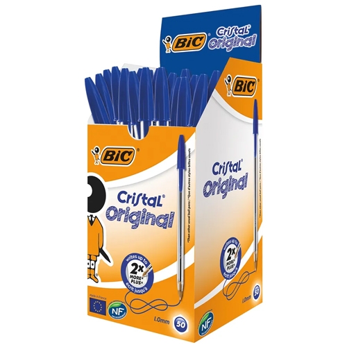 Bic balpen Cristal Medium blauw