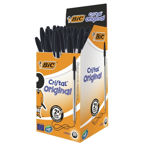 Bic balpen Cristal Medium zwart