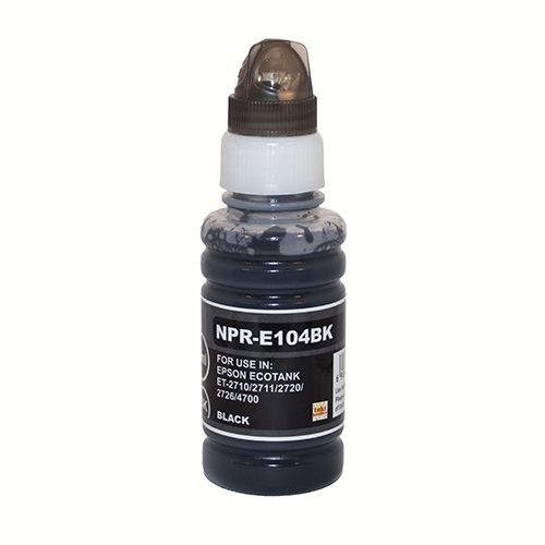 Huismerk Epson inktfles 104 zwart