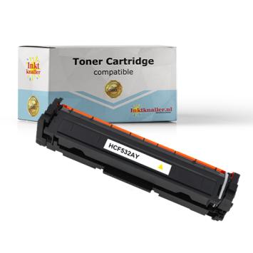 Huismerk vervangt HP CF532A - 205A toner geel