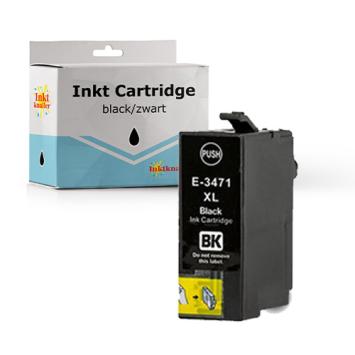 Huismerk Epson T3471 - 34XL inkt cartridge zwart