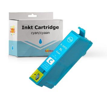 Huismerk Epson T3472 - 34XL inkt cartridge cyaan