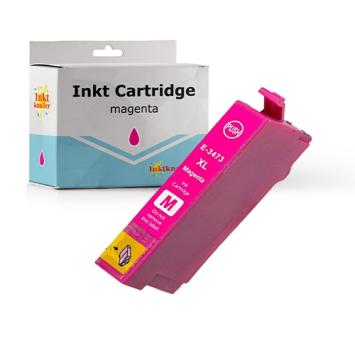 Huismerk Epson T3473 - 34XL inkt cartridge magenta