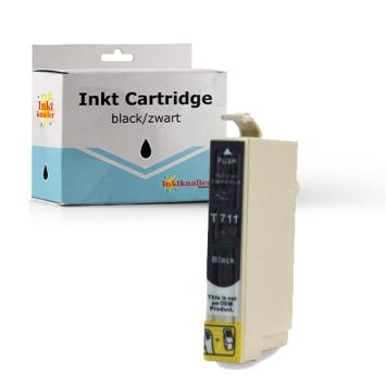 Huismerk Epson T0711 inktcartridge zwart