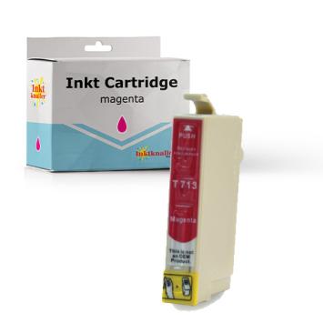 Huismerk Epson T0713 inktcartridge magenta
