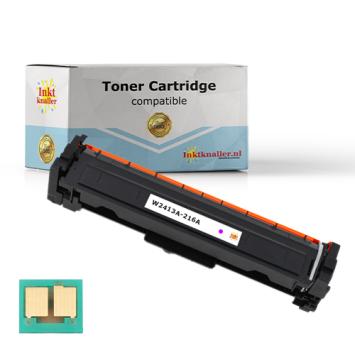 Huismerk vervangt HP W2413A - 216A toner magenta met chip