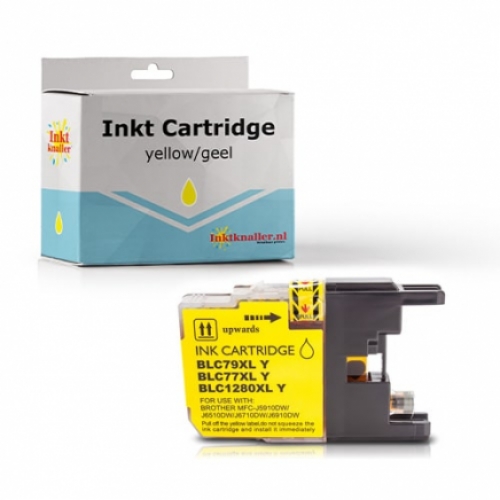 Huismerk voor Brother LC-1280Y inkt cartridge geel, 20ml