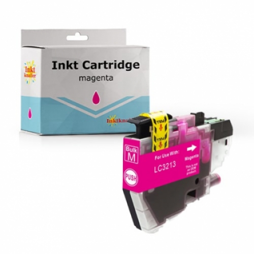Huismerk voor Brother LC-3213M (LC-3211) inkt cartridge magenta