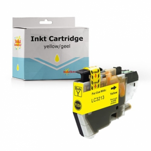 Huismerk voor Brother LC-3213Y (LC-3211) inkt cartridge geel
